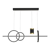 abordables Suspension-led pendentif lumière simple lustre moderne designer projection étoile lune lumière restaurant table bar