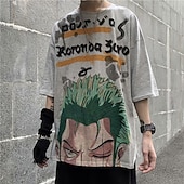 baratos Gráfico de personagem de desenho animado e filme-One Piece Nami Roronoa Zoro Tony Tony Chopper Japonesa/Curta Desenho Mangá Anime 3D Harajuku Arte Gráfica Kawaii Para Casal Homens Mulheres Adulto Regresso à Escola Impressão 3D