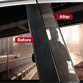 ieftine Decorațiuni și Protecție Corp Auto-Starfire 10cm/10m autocolant 3d din fibră de carbon pentru mașină, bandă de protecție cu pastă de bricolaj, oglindă laterală pentru prag de ușă, bandă anti zgârieturi, folie de protecție impermeabilă