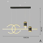 abordables Luces colgantes-Proyector de luz colgante led, luz de lujo para comedor, personalidad creativa, candelabro de barra de cielo estrellado