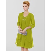 voordelige moeders wikkels-Vrouwen Wrap Shrug Moeder&#039;s Wraps Jassen  Jasjes Elegant Zonbescherming 3/4 Lengte Mouw Chiffon Bruiloft Gasten Wraps Met Effen Kleur Voor Formele Lente  Herfst kleed je mooi aan
