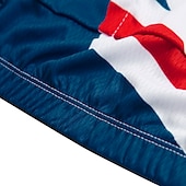 voordelige Heren shirts-Voor heren Wielrenshirt Met Patroon Zwitserland Denemarken Korte mouw Fietsen Shirt Kleding Bovenlichaam met 3 achterzakken Bergracen Wegwielrennen UV-bestendig Sneldrogend Achterzak Vochtregelerend
