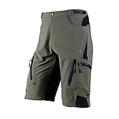 preiswerte Fahrradhosen Herren-Nuckily herren mtb shorts lycra radhose wasserdicht atmungsaktiv schnell trocknend leicht und baggy reißverschlusstaschen sommer fahrradbekleidung berg rennrad radsport fortgeschritten schwarz