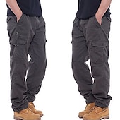 preiswerte Unterteile-Herren Cargohosen Wanderhose Wanderhosen Militär Sommer Außen Ripstop Atmungsaktiv Rasche Trocknung Tasche mit Reißverschluss Hosen / Regenhose Unten Armeegrün Armee-Gelb Baumwolle Jagd Angeln
