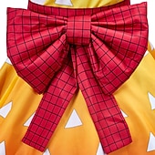 billige Anime-kostymer-Kamado Tanjirou Rengoku Shinjurou Anime Drakter Maskerade Cosplay-drakter Kostume Til Dame Voksne