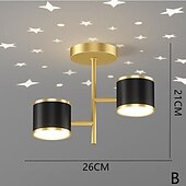 economico Lampade da soffitto con dimmer-Lampada Da Soffitto Per Portico Del Corridoio Lampada Da Soffitto A Led Con Luce Di Proiezione Creativa