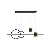abordables Suspension-led pendentif lumière simple lustre moderne designer projection étoile lune lumière restaurant table bar