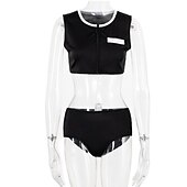 cheap Anime Costumes-Demon Slayer: Kimetsu no Yaiba Kochou Shinobu Anime Outfits Masquerade Swimwear Bikini Top Cloak Shorts For Men&#039;s Adults&#039;