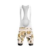 billige Shorts, tights og bukser for menn-Herre Bib Shorts 3D polstret shorts Sykkel Shorts Bunner Semi-formsydd Fjellsykling Veisykling sport Pustende Hurtigtørkende Fukttransport Bekvem Svart Gul Lycra Klær Avanceret Sykkelklær