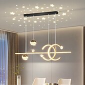 olcso Függőfények-led függőlámpa modern luxus étkező vetítőlámpa kreatív személyiség csillagos égbolt bár csillár