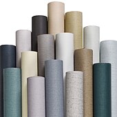 billiga Tapeter-självhäftande pvc vattentät oljesäker säckväv textur tapet kontakt papper vägg badrum köksmöbler renovering väggdekal 300*60cm