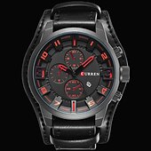 CURREN Men's Watches Top Brand Luxury Fashion&Casual Business Quartz Watch Date Waterproof Leather Strap Wristwatch Relogio Masculino 18