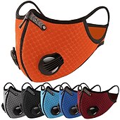 halpa Kommandopipot ja kasvomaskit-urheilunaamari hengittävä pehmeä mukava pyörä / pyöräilypunainen unisex -aikuisten pyöräilyyn / pyöräpyörään / polkupyörään yksivärinen 1kpl