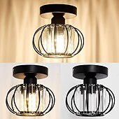 cheap Ceiling Lights-Unique Design Ceiling Lights LED Hallway Light Aisle Light Aluminum Crystal Vintage Style Stylish Black Modern Nordic Style