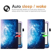 cheap Kindle Cases/Covers-Kindle Paperwhite Signature Edition Case (6.8 inch11th Generation 2021 Released Only) with Stand/Hand Strap and Auto Sleep/Wake PU Leather
