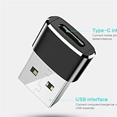 billiga Kablar-usb-c hona till usb hane adapter typ-c till usb laddare kontakt för iphone 12 13 pro max se airpods ipad air samsung galaxy s22 s21 note 20 a71 a72