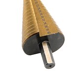 お買い得  ドリルビットセット-hss ステップ ドリル ビット チタン 4mm-45mm プラスチック チューブ包装シャンク、木材および金属用、4 mm から 45 mm までの 5-19 ステップ サイズ