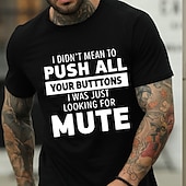 abordables T-shirt graphique pour hommes-Homme Lettre T-shirt Style décontracté 100% Coton Manche Courte Graphique Chemise Noir Blanche Rouge T-shirt confortable Vacances Occasionnel Vêtements de créateurs de mode