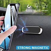 levne Držáky do auta-magnetický držák telefonu do auta tvar mini proužku stojánek univerzální pro iphone samsung xiaomi zinkový nástěnný magnet gps držák