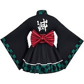 billige Anime-kostymer-Kamado Tanjirou Rengoku Shinjurou Anime Drakter Maskerade Cosplay-drakter Kostume Til Dame Voksne