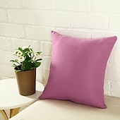cheap Textured Throw Pillows-Decorative Toss Pillows Solid Color Pillow Cover Sofa Cushion Cover Bed Head Pillow Office Without Pillow Core Just Coat Chair Pillow Pink Blue Sage Green Purple Yellow
