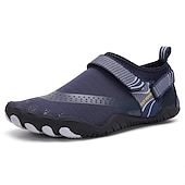 billige Sneakers til herrer-menns svarte barbeint vannsko med sklisikker såle for strand, svømming og utendørsaktiviteter