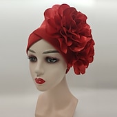 economico Cappelli per feste-Copricapo Accessori per capelli Seta come raso turbanti Festa / Serata Per eventi Kentucky Derby cocktail Astco reale Stile etnico Con Floreale A strati Copricapo Copricapo