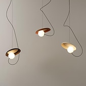 cheap Island Lights-25 cm Nordic Pendant Light LED Nordic Style Modern Designer Art Lamp Metal Living Room Restaurant Bar Bedroom 85-265V