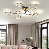 billige Taklamper med dimming-142 cm dimbar taklampe led nordisk stil metall sirkelmalte overflater moderne 220-240v