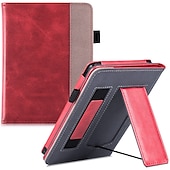 cheap Kindle Cases/Covers-Kindle Paperwhite Signature Edition Case (6.8 inch11th Generation 2021 Released Only) with Stand/Hand Strap and Auto Sleep/Wake PU Leather