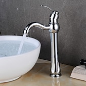 cheap Classical-Bathroom Sink Faucet - Classic Electroplated Centerset Single Handle One HoleBath Taps