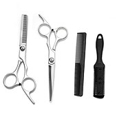 voordelige Hondenverzorgingsbenodigdheden-4 stks/set kappersschaar haar schaar professionele kappersschaar snijden dunner schaar kapper shear accessoires: