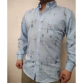 preiswerte Button-Down-Hemden für Herren-Herren Kleidhemd Durchgeknöpft Hemd Bügelfreies Hemd Kragenhemd Stretch Tartan Hochzeit Arbeit Wein Schwarzgrau Schwarz Weiß Langarm Quadrathals Ganzjahres Bekleidung