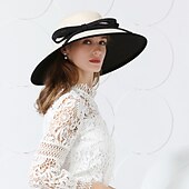 economico Cappelli per feste-cappelli in tessuto spandex cappello a secchiello matrimonio formale elegante con copricapo bowknot