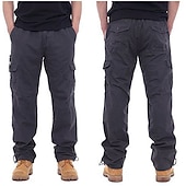 preiswerte Unterteile-Herren Cargohosen Wanderhose Wanderhosen Militär Sommer Außen Ripstop Atmungsaktiv Rasche Trocknung Tasche mit Reißverschluss Hosen / Regenhose Unten Armeegrün Armee-Gelb Baumwolle Jagd Angeln