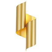 baratos Candeeiros de Parede de interior-arandela de parede dourada moderna, luminárias de parede com decoração minimalista de meados do século, luminária de parede com design espiral criativo, iluminação de parede industrial para quarto,