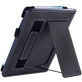 cheap Kindle Cases/Covers-Kindle Paperwhite Signature Edition Case (6.8 inch11th Generation 2021 Released Only) with Stand/Hand Strap and Auto Sleep/Wake PU Leather
