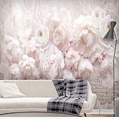 economico Carta da parati-murale 3d carta da parati autoadesiva fiore rosa rivestimento murale adesivo pellicola peel and stick vinile rimovibile pvc materiale impermeabile decorazioni per la casa più dimensioni