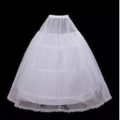 baratos anágua-Elegante Rococó Vitoriano Anágua Sob saia Crinolina Princesa Noiva Casamento 3 aros Princesa Mulheres Real Dia Das Bruxas Baile de Máscaras Casamento Festa Carnaval de Veneza Adulto Anágua