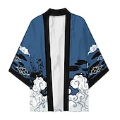 cheap Cartoon &amp; Movie Character Graphic-Agatsuma Zenitsu Kamado Tanjiro Rengoku Shinjurou Cartoon Kimono Anime 3D Harajuku Graphic Kawaii For Men&#039;s Adults&#039; Carnival Masquerade Back To School 3D Print