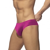 preiswerte Herrenunterwäsche &amp; -socken-Herren 1 Packung Unterwäsche Boxer Grundlegend Polyester Einfarbig Niedrige Taillenlinie Schwarz Weiß