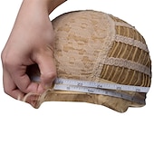economico Parrucche storiche-Parrucca Corto Marrone Misto con Frangia Retro Bouffant Parrucche a Nido d&#039;Api adatta per Costume Anni &#039;80 o Festa di Carnevale Parrucche di Halloween
