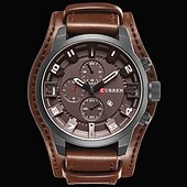 CURREN Men's Watches Top Brand Luxury Fashion&Casual Business Quartz Watch Date Waterproof Leather Strap Wristwatch Relogio Masculino 19