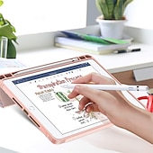 halpa iPad-kotelot-tabletin kotelon kansi Apple ipadille 10. sukupolvi-2022 10.9 tuumaa, ipad 9. 8. 7. sukupolvi 10.2 tuumaa 2021 2020 kynäteline kolminkertainen teline magneettinen marmori muovi pu nahka koko vartaloa suojaava
