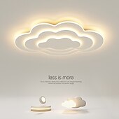 baratos Luzes de teto e ventiladores-55 cm luz de teto led nuvem design restaurante lâmpada moderna estilo nórdico quarto quarto das crianças