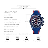 ieftine Ceasuri Quartz-Ceas OLEVS Bărbați Quartz cu Dial Mare Fashion Business Luminiscent Trei Fusuri Orar Calendar Impermeabil Ceas din Silicon Cadouri de Ziua Tatălui