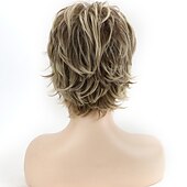 economico parrucca più vecchia-parrucche per capelli corti parrucche sintetiche per donne nere/bianche parrucche per capelli corti con frangetta acconciature parrucche per donne