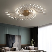 olcso Mennyezeti lámpák-128 cm-es klaszteres mennyezeti lámpák led 42 fényes nordic stílusú fém festett felületek modern 220-240V