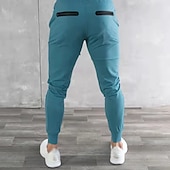 levne Běžecké kalhoty a legíny-Pánské Kalhoty Kalhoty Tepláky Šňůrky Kapsa na zip Spodní část oděvu Oblečení na atletiku Zima Prodyšné Yumuşak Ter Emen Zdatnost Basketbalový míč Běh Běžný sportovní oblečení Sportovní oděvy
