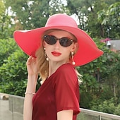 levne Party klobouky-Polyesterové klobouky s pleteným popruhem 1KS svatební  Melbourne Cup čelenka oblékněte se ohromit klobouky dostihový den šaty